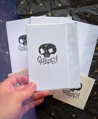 Image 2 of CREPPY Block Print Cards