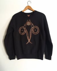 Image 1 of PREORDER FOR SILKSCREENED EMBRACING CHANGE <> limited edition hand dyed sweatshirt 