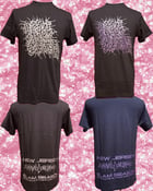 Image of Officially License Waking The Cadaver Silver/Purple Glitter AF Logo shirts!!!