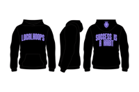 LocalHoops Club Fleece Hoodie - Black/Lavender
