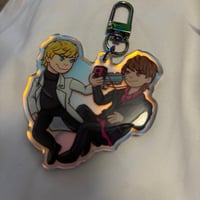 Image 1 of Daiki and Tsukasa Keychain