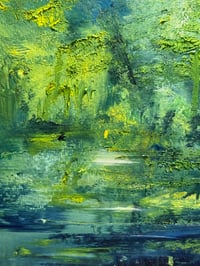 Image 5 of “maybe one day I’ll be okay” oil on paper 6 x 8 inches 