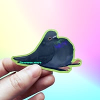 sitting pigeon | vinyl stickers
