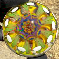 Image 1 of Rainbow UV Dotstack Double Milli Marble