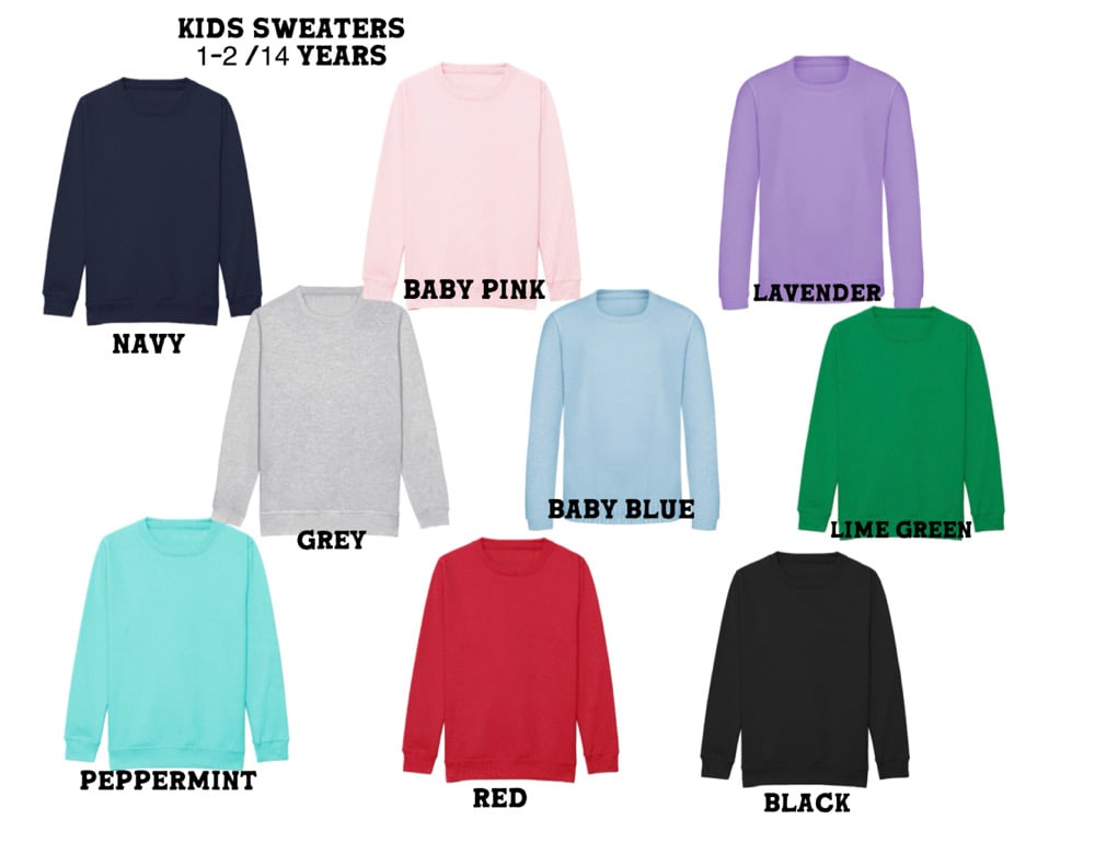 Image of Children’s Custom embroidered Santa bow sweater 