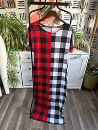 NWT checked dress L/XL