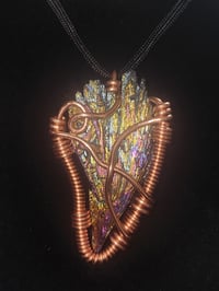 Titanium Aura Black Kyanite Pendant #3