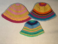 Image 5 of 6 Band Crochet Bucket Hat