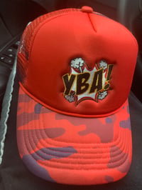 Image 2 of YBA Trucker hat (red)