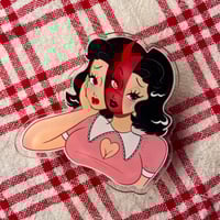 Image 3 of Devil girl phone grip