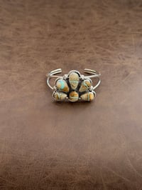 Image 1 of Royston Ribbon Half Cluster Cuff