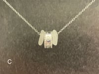 Image 4 of Sterling Silver “LOVE” charm with Sea Glass