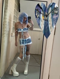 Image 2 of Opal Waves Micro Mini Skirt