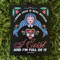 LOVE IS REAL PRINT