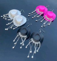 Image 3 of Cowboy Hat Earrings 🤠