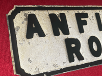 Image 3 of Bobble hat Anfield Road sign - rubber lettering 
