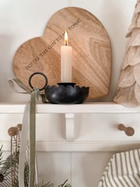 Image 1 of Antique Charcoal Chamberstick ( Set or Single )