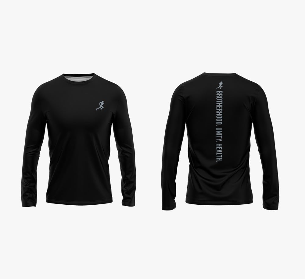 Creed Long Sleeve- Black & Grey Logo