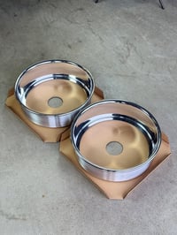 Image 3 of Polished Flat Lips for 3-Piece Wheels 18” — Mirror Finish