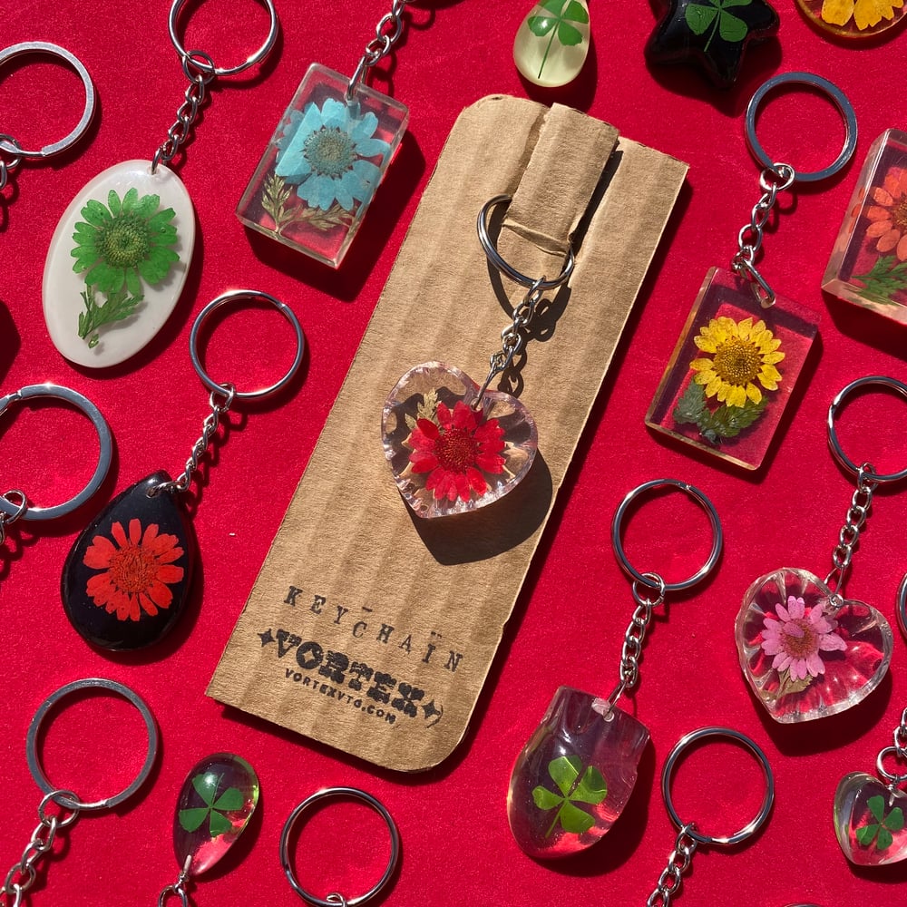 Flower Power Keychain