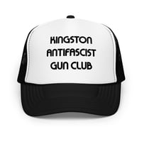 Image 1 of Kingston Antifascist Gun Club B/W Hat