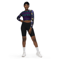 Image 3 of LONG-SLEEVE CROP TOP 