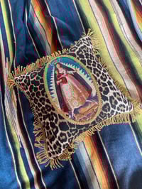 Image 7 of Virgin of charity leopard fabric cushion cover
