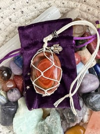 Image 1 of Polychrome Jasper Car Mirror Hanging
