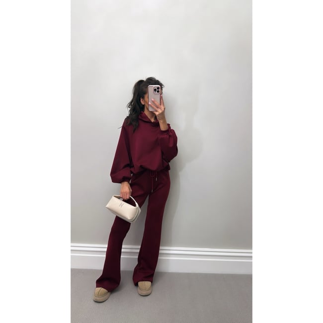 Wine tracksuit 