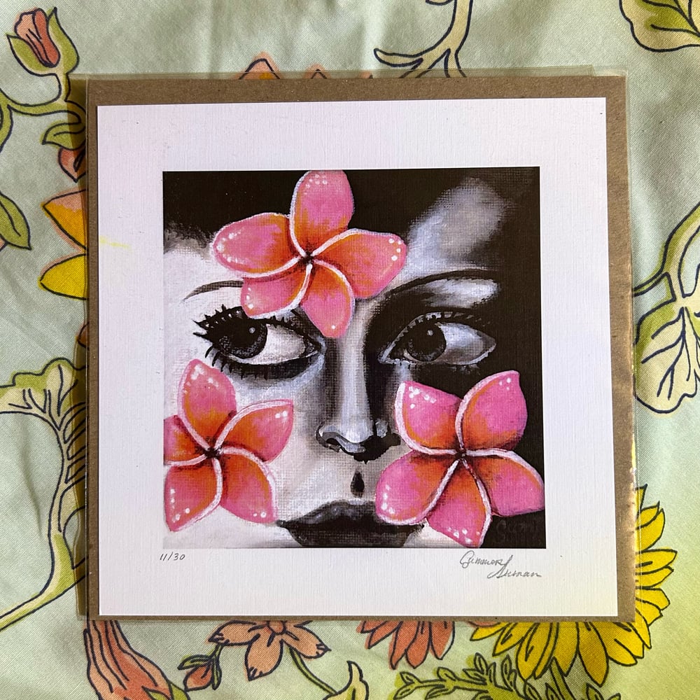 Image of Plumeria Girl - Limited Edition Prints 