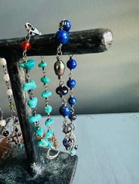 Image 19 of lapis and iolite charm bracelet