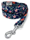 Blue Garden Flower Leash