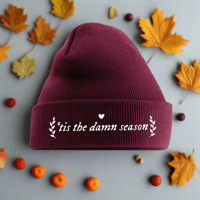 Image 5 of Tis the damn season beanie hat 