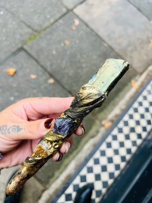 Image of Eclipse Manifesting Pen Green Labradorite