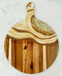 Image 2 of Made to Order Geode Round Charcuterie Boards