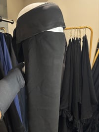 Image 3 of Satin Band Extra Long Niqab 