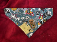 Image 1 of Spooky Town Pet Collar Bandana