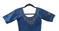 Image 2 of Sitara Blue_Premium Quality Stonework Stretchable Blouse