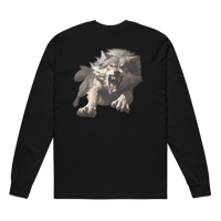 Garment-dyed heavyweight long-sleeve shirt