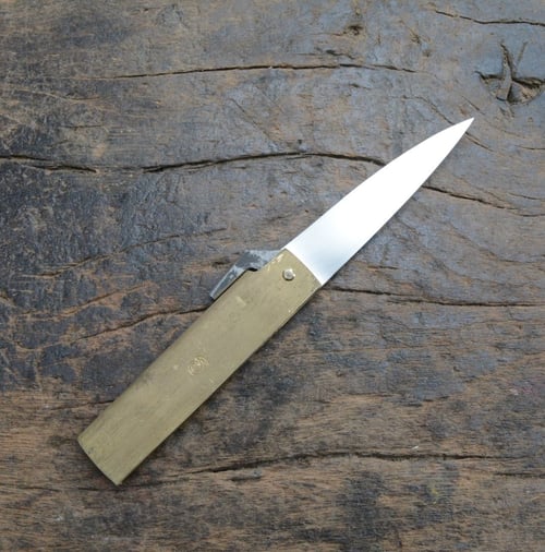 Image of Higonokami inox et laiton vieilli