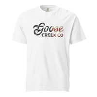 Image 1 of Goose Creek Co Classic USA Flag Unisex garment-dyed heavyweight t-shirt