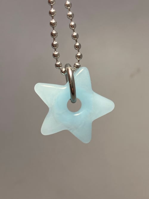 Image of sky blue star