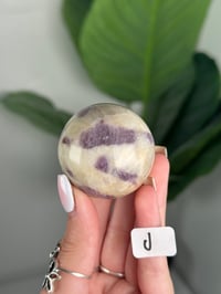 Image 10 of FLUORITE X CALCITE SPHERES