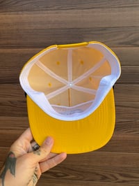 Image 3 of Yellow Embroidered Five Panel Bass Hat