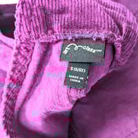 Image 5 of Art Class Girls Corduroy Overalls Dress in Deep Purple