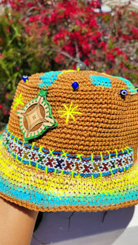Image 7 of Sun Crochet Cosmic Cap