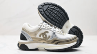 Image 4 of C Trainers - Silver and Gold 