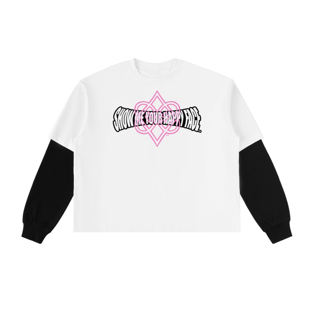 Image of “ETERNAL HEARTS” Layered Long Sleeve T-Shirt