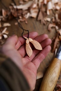 Image 3 of Maple/Sycamore Seed- Pendant  Necklace 