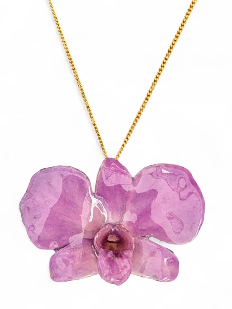 Image of Dendrobium Orchid Pendants (Purples)